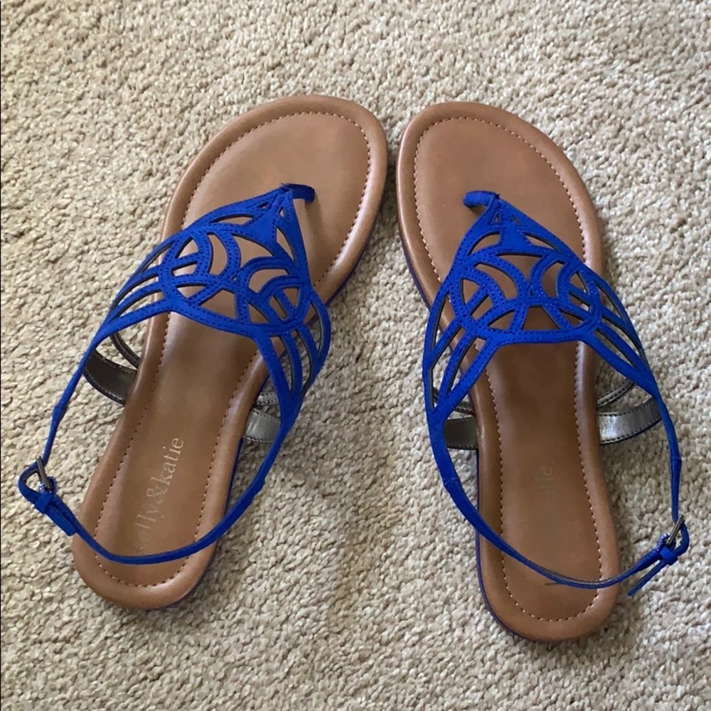 Kelly&Katie NEVER WORN blue sandals